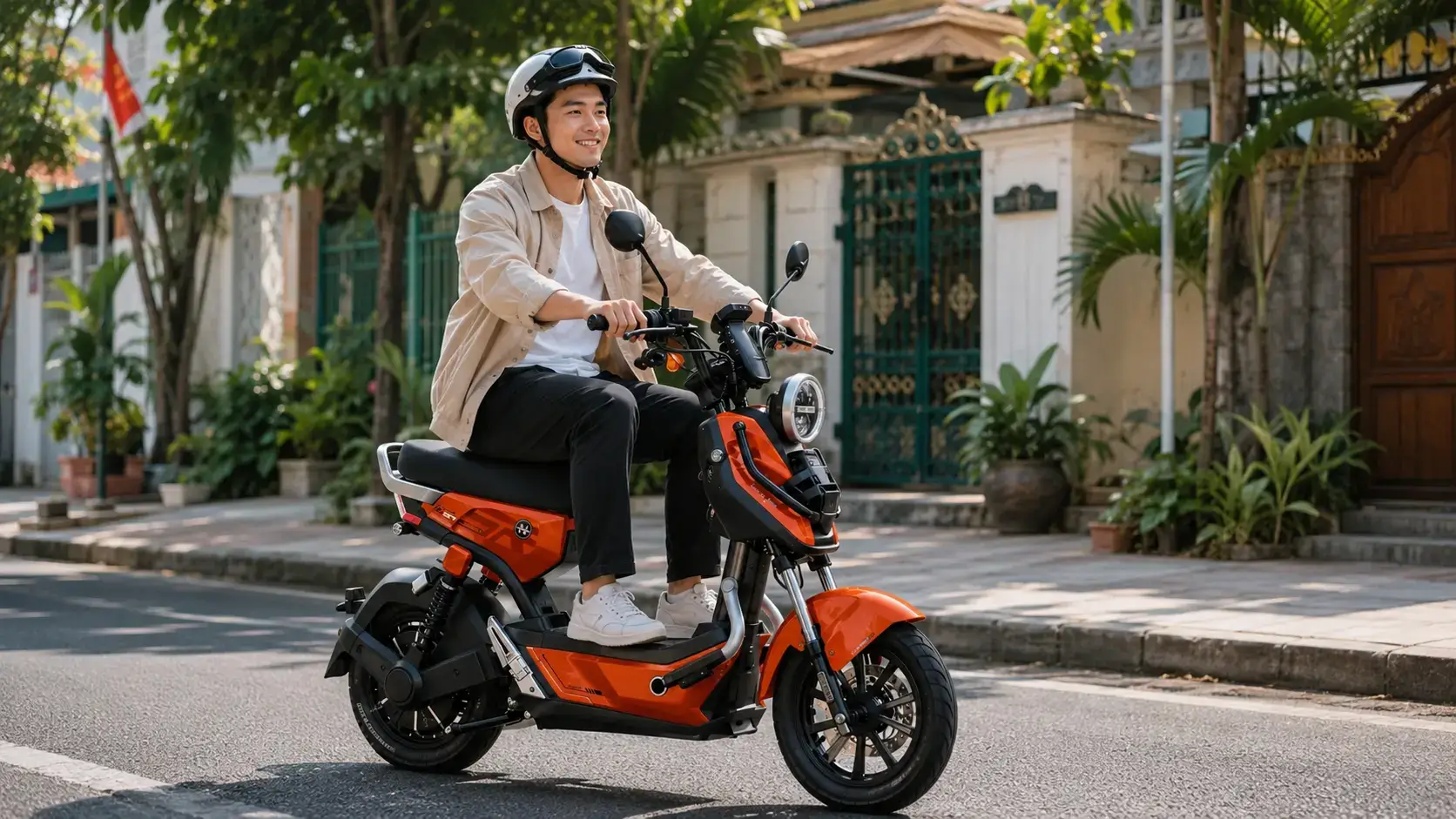 Jimsen K2 electric moped for Southeast Asian urban mobility