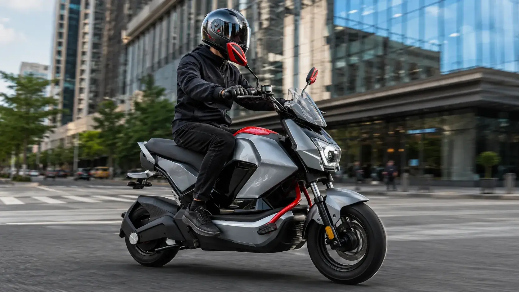 Jimsen X2 sport-style electric motorcycle designed for urban riding and everyday city mobility.
